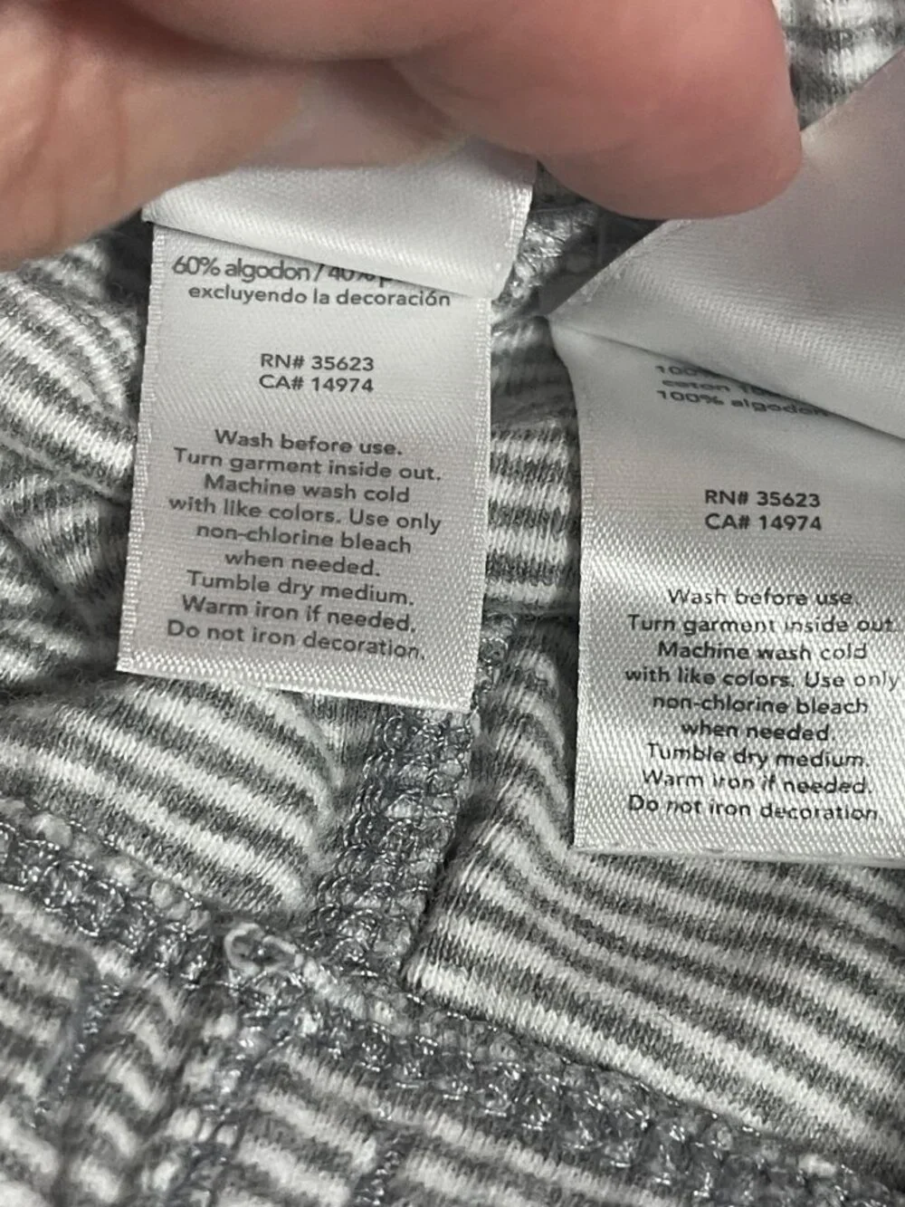 Carters Baby Pants Bundle 4-Pack 3M Cotton Blend Blue & Gray Joggers & Leggings